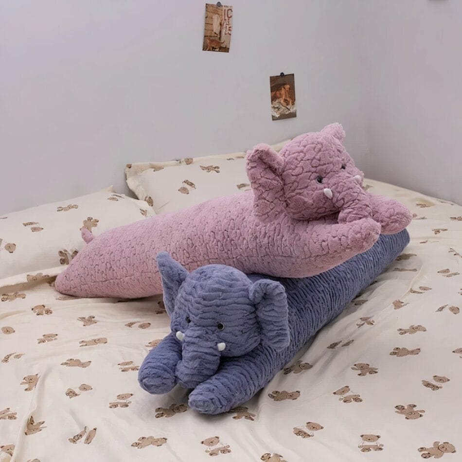 Zachte Olifant Knuffel Kussen Met Huidvriendelijke Stof De Knuffel