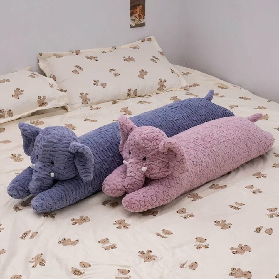 Zachte Olifant Knuffel Kussen Met Huidvriendelijke Stof De Knuffel