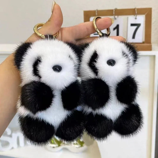 Zachte Panda Knuffel Hanger | Mini Panda Tashanger De Knuffel