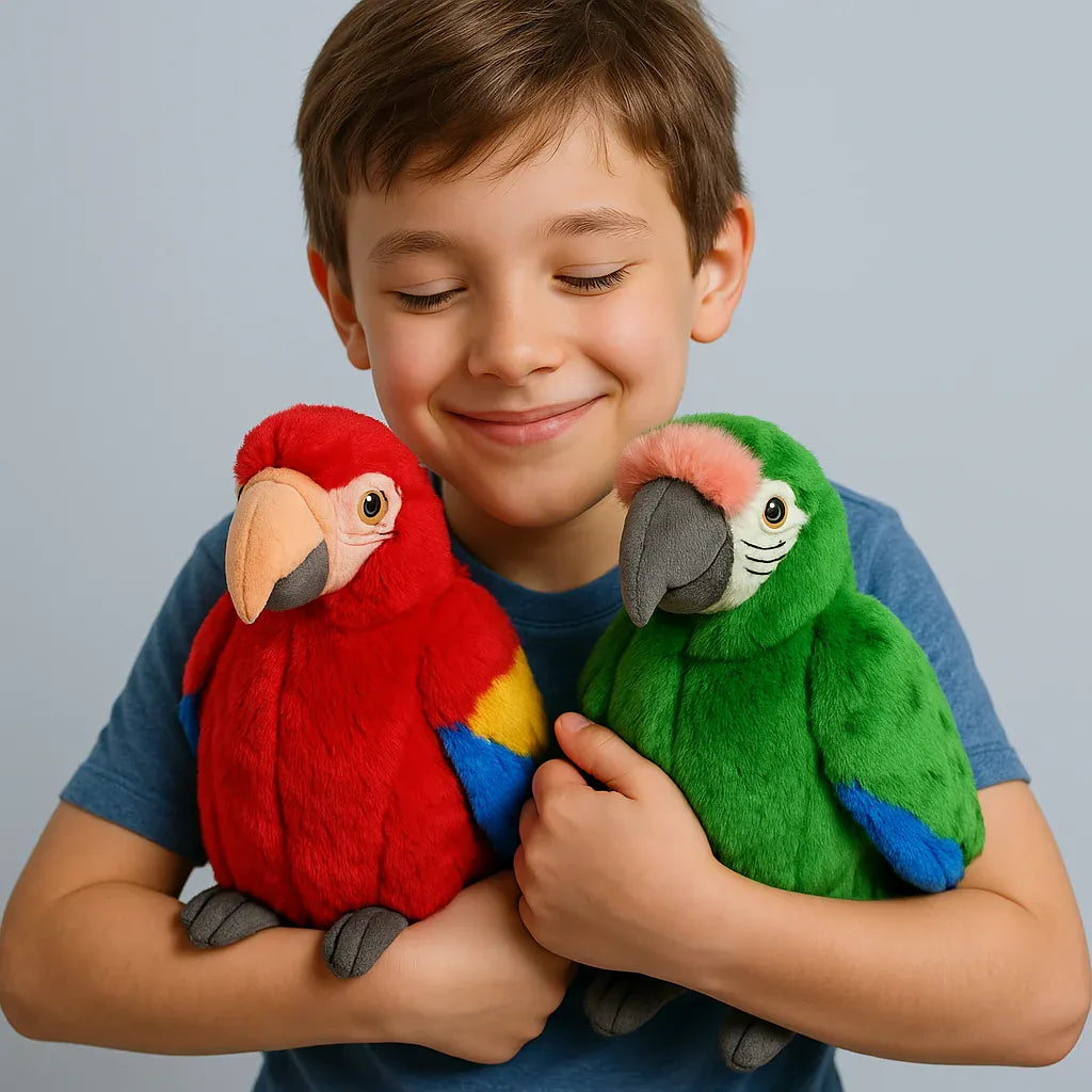 Zachte Papegaai Knuffel De Knuffel