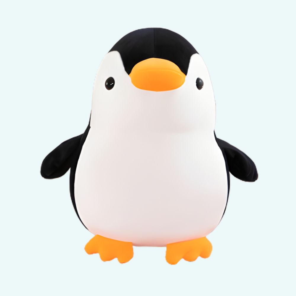 Zachte Pinguïn Knuffel Superschattig Ideaal Geschenk Voor Kinderen De Knuffel zwart