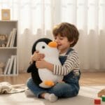 Zachte Pinguïn Knuffel Superschattig Ideaal Geschenk Voor Kinderen De Knuffel