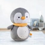 Zachte Pinguïnknuffel met wit geluid voor Baby De Knuffel