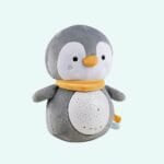 Zachte Pinguïnknuffel met wit geluid voor Baby De Knuffel