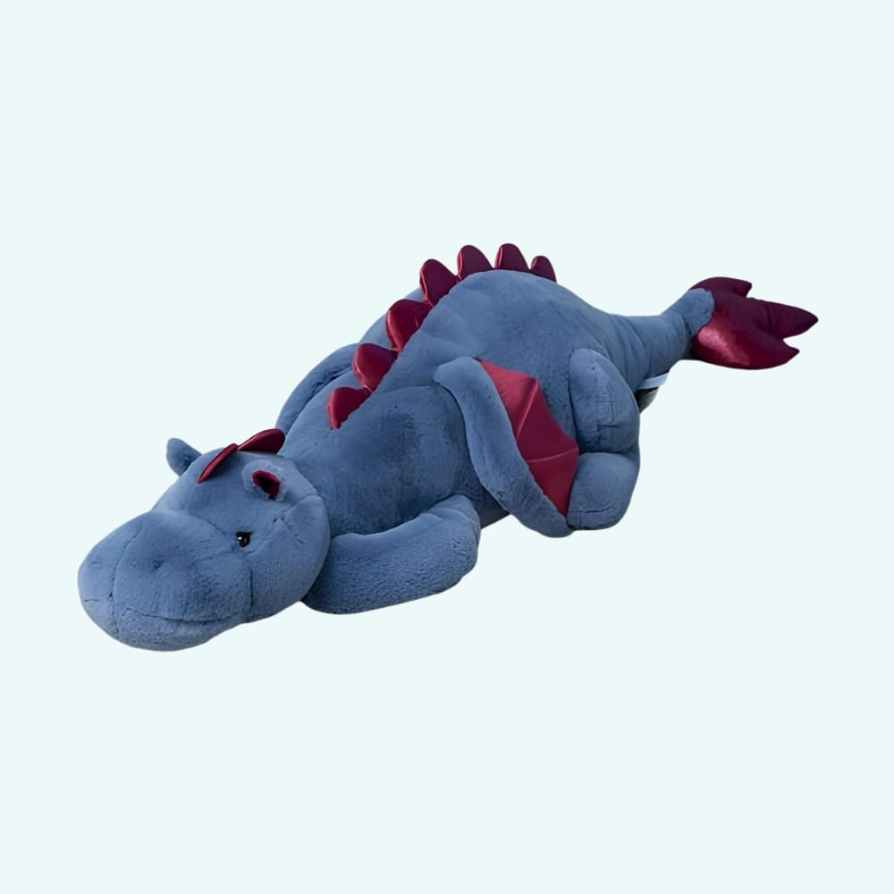 Zachte Pluche Draak Knuffel Voor Kinderen De Knuffel blauw