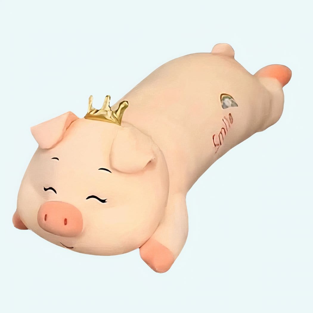 Zachte Pluche Knuffelvarken Roi Vriendelijk Speelmaatje Voor Kinderen De Knuffel 65cm
