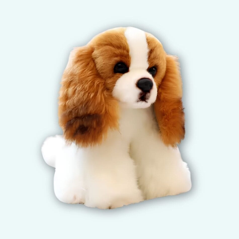 Zachte Realistische Cavalier King Charles Knuffel Hond De Knuffel