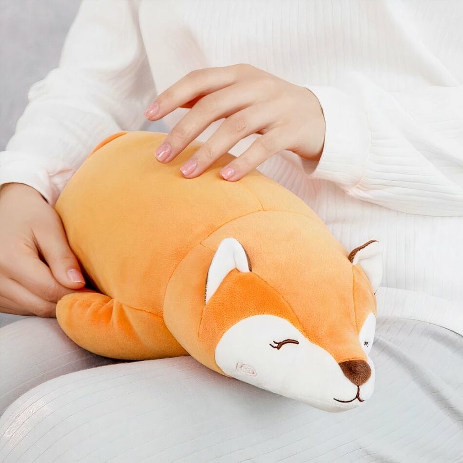 Zachte Vos Knuffel Met Realistische Vacht Decoratieve Slaapknuffel De Knuffel