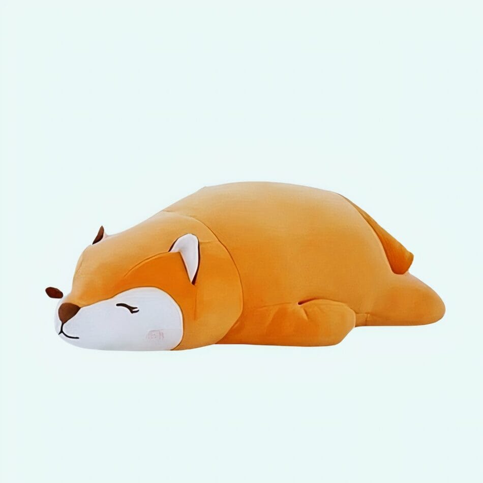 Zachte Vos Knuffel Met Realistische Vacht Decoratieve Slaapknuffel De Knuffel