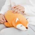 Zachte Vos Knuffel Met Realistische Vacht Decoratieve Slaapknuffel De Knuffel