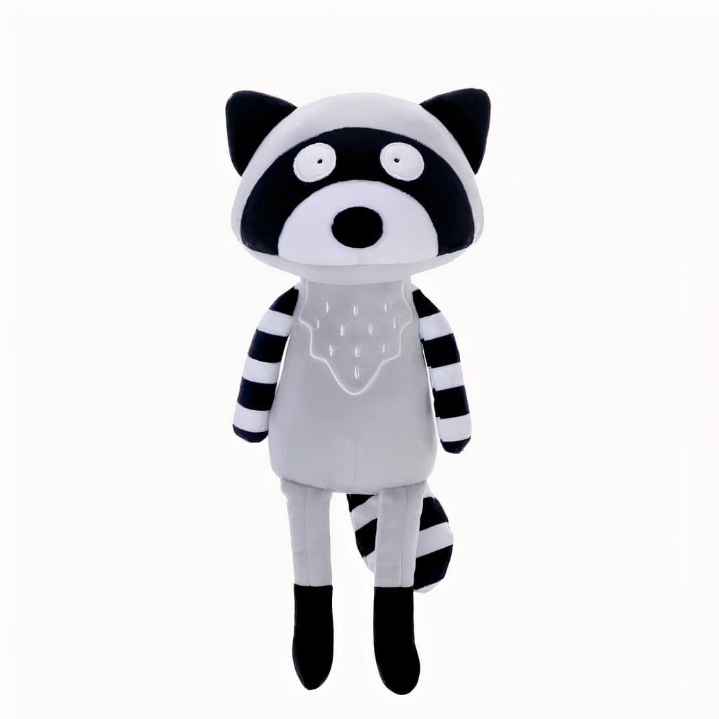 Zachte Vos Knuffel Met Zijdezachte Vacht Voor Baby's De Knuffel zwart