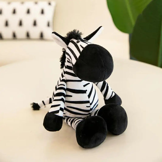 Zebra en Panda Knuffel 25 cm | Realistisch, 2 Modellen De Knuffel Model 2