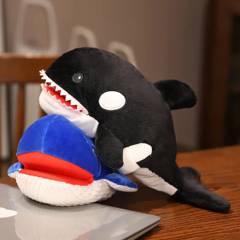 Zeedieren Handpop | Haai, Walvis, Orka, Clownvis en Meer De Knuffel