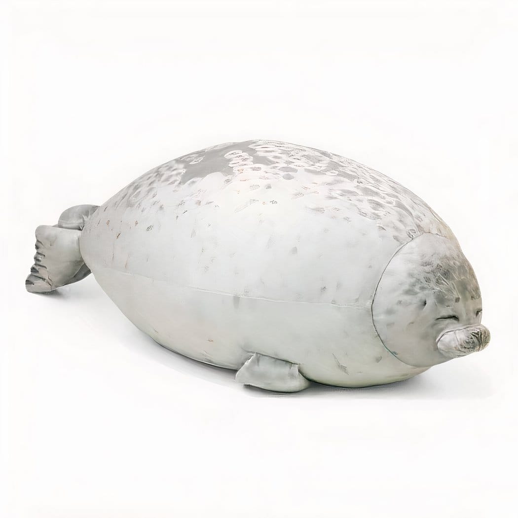 Zeehondvorm Knuffel Kussen Zachte Pluche Voor Bank En Slapen De Knuffel 20cm / wit