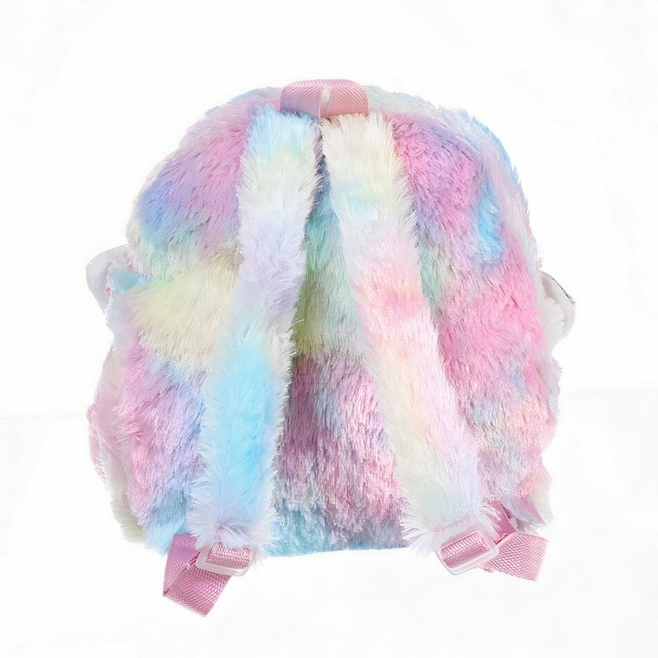 Zilveren Eenhoorn Rugzak Knuffel Met Regenboogkleurige Hoorn De Knuffel