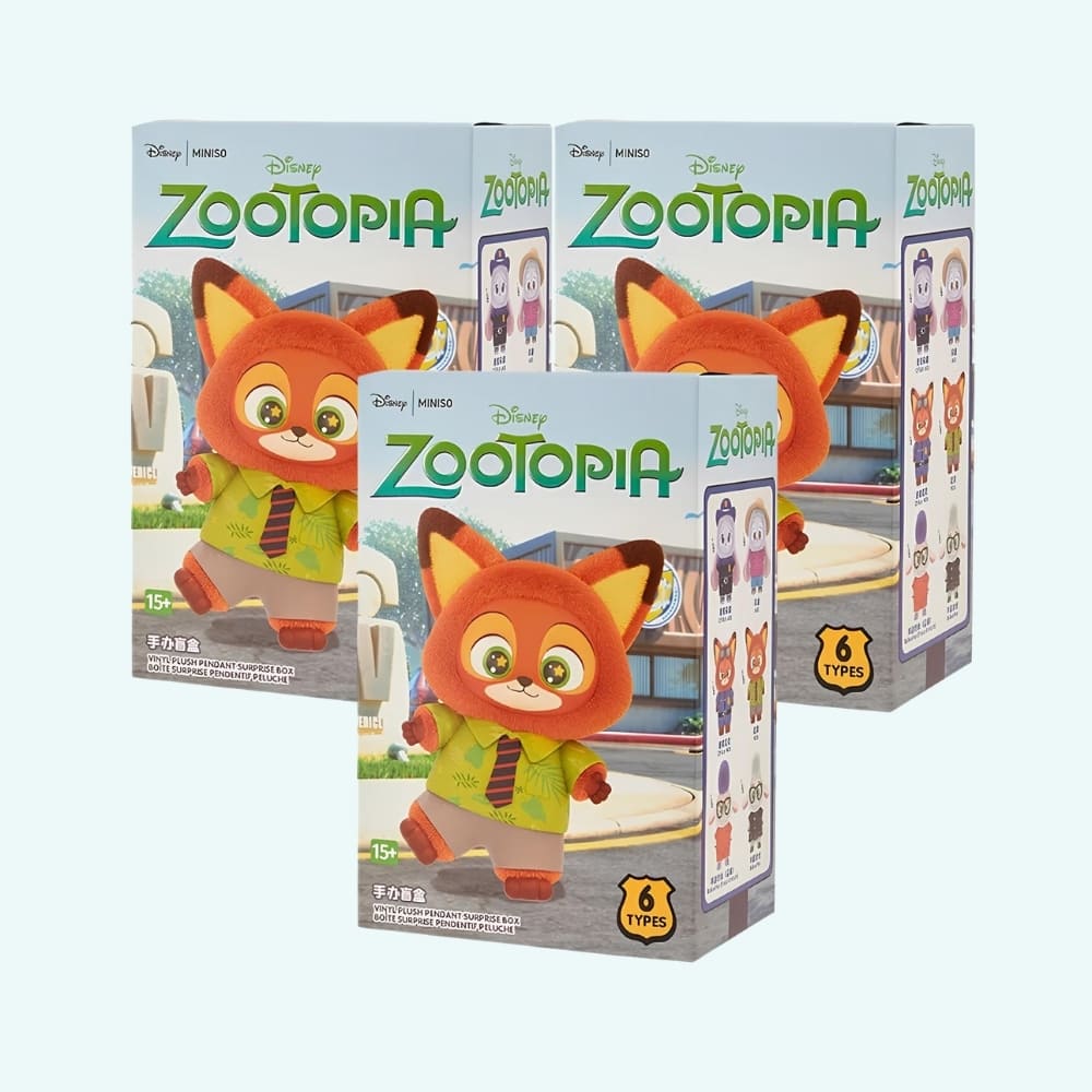 Zootopia Blind Box Knuffel Verzamelobject Disney De Knuffel set-van-3