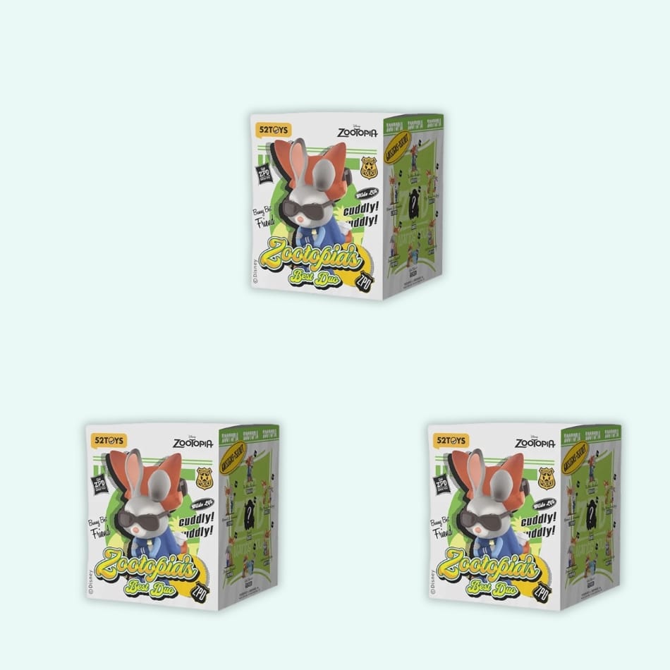 Zootopie Blind Box Best Duo Judy En Nick Collectors Edition De Knuffel set-van-3