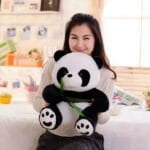 Zwart Wit Pluche Panda Knuffel Schattigste Metgezel Uit China De Knuffel