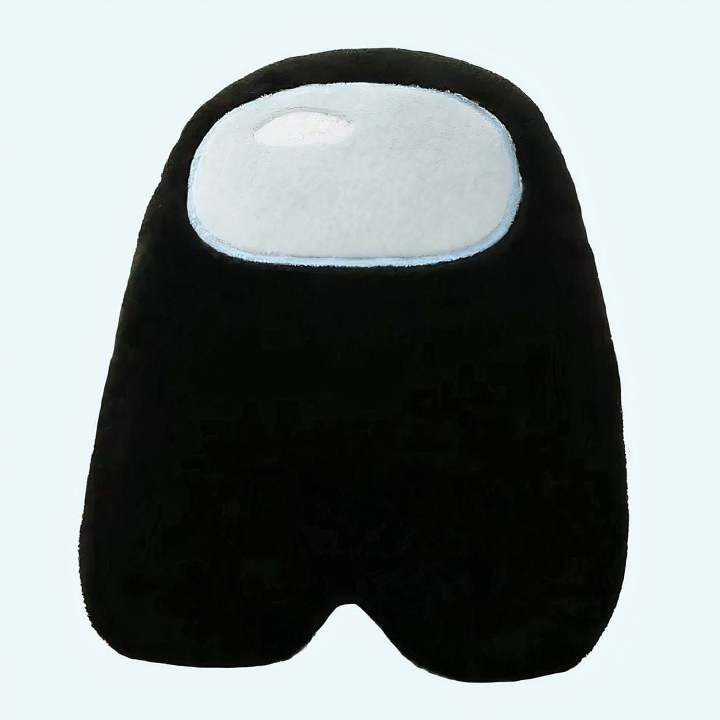 Zwarte Among Us Knuffel Impostor Vorm Zachte Pluche Voor Fans De Knuffel 10cm