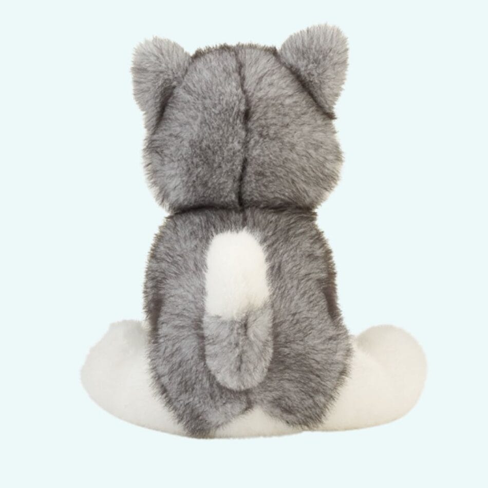 Zwarte Husky Knuffel Hond 33 cm Met Pluche Lange Poten De Knuffel