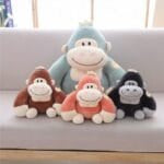 Zwarte Knuffel Gorilla Zacht Pluche Voor Kinderen De Knuffel