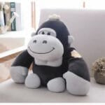 Zwarte Knuffel Gorilla Zacht Pluche Voor Kinderen De Knuffel