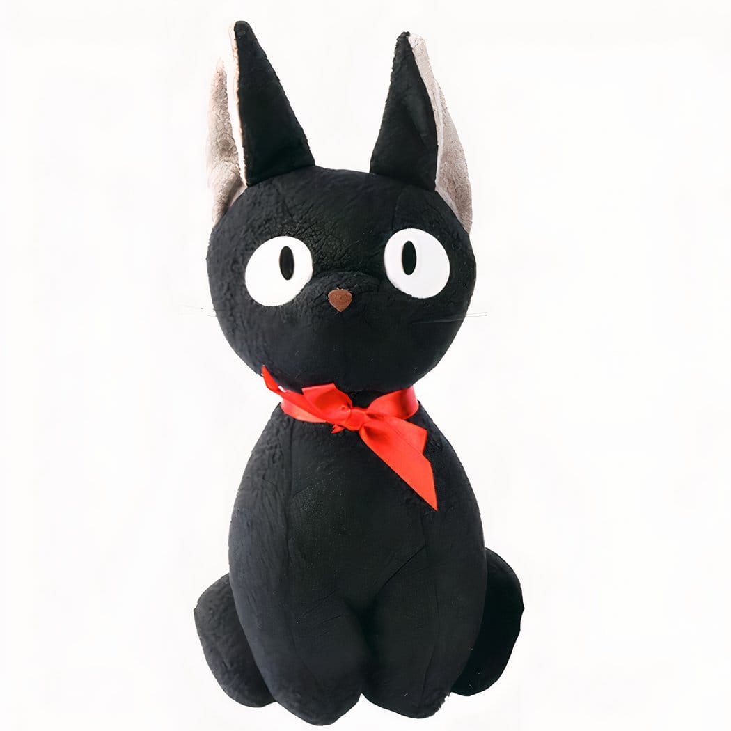 Zwarte Knuffel Kat Jiji Inspiratie Miyazaki 9 cm en 12 cm De Knuffel xs