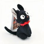 Zwarte Knuffel Kat Jiji Inspiratie Miyazaki 9 cm en 12 cm De Knuffel