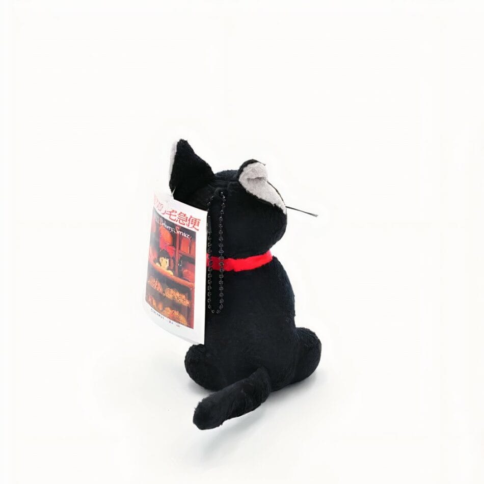 Zwarte Knuffel Kat Jiji Inspiratie Miyazaki 9 cm en 12 cm De Knuffel