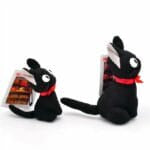 Zwarte Knuffel Kat Jiji Inspiratie Miyazaki 9 cm en 12 cm De Knuffel