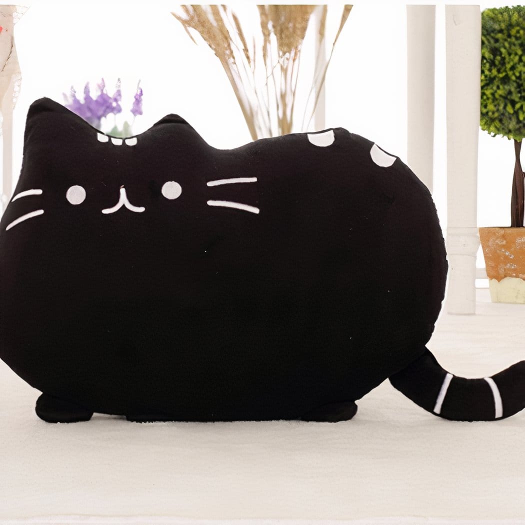 Zwarte Knuffelkat Superschattig Zachte Pluche Voor Kinderen De Knuffel