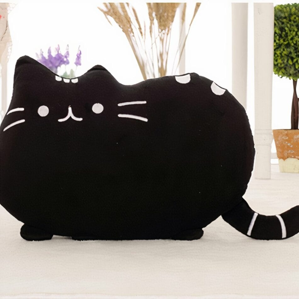 Zwarte Knuffelkat Superschattig Zachte Pluche Voor Kinderen De Knuffel