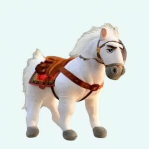 Zwarte Knuffelpaard Schattig Luxe Middelgrote Plucheknuffel De Knuffel