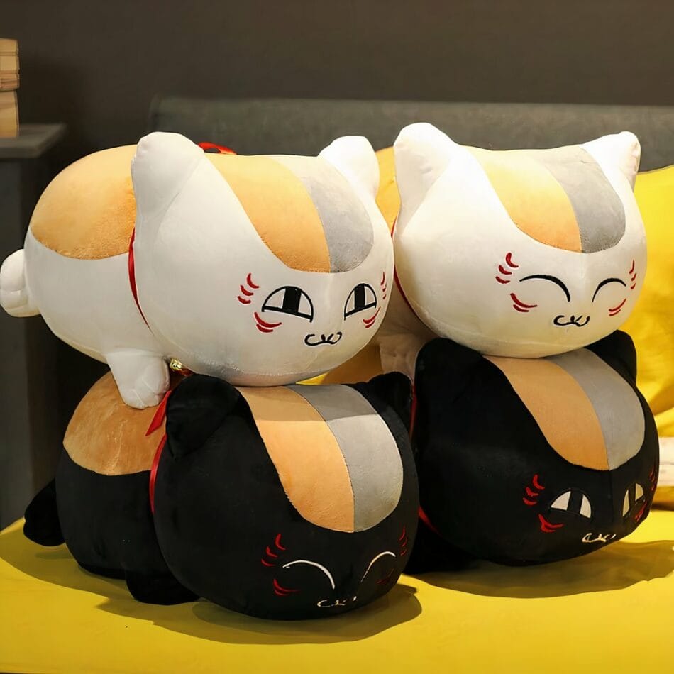 Zwarte Pluche Knuffelkat Nyanko Sensei voor Slaap en Troost De Knuffel
