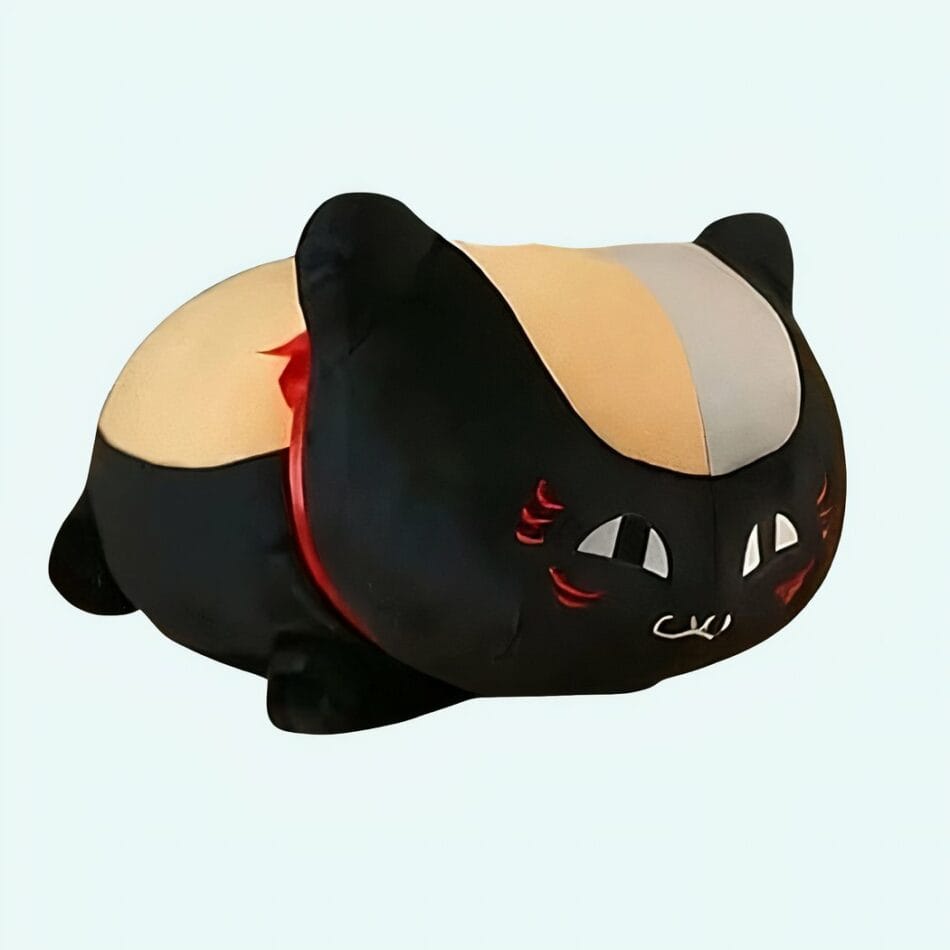Zwarte Pluche Knuffelkat Nyanko Sensei voor Slaap en Troost De Knuffel
